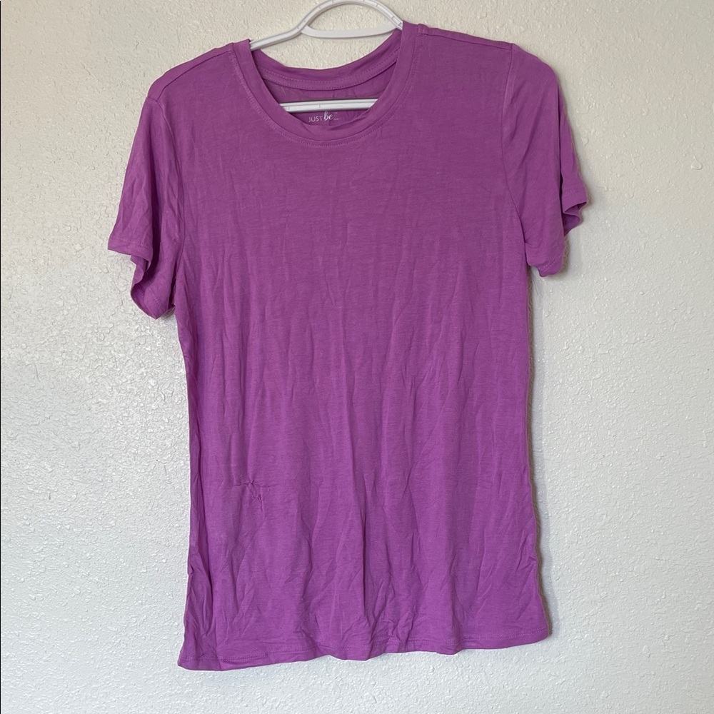 Just Be Lavender Short Sleeve Tee